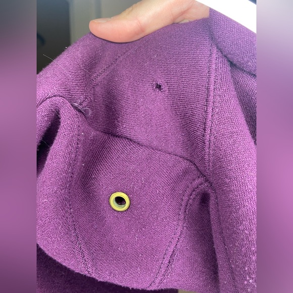 Habitat Wilderness 1/4 Zip Colorado Sweatshirt in Plum Color Size M - Picture 5 of 6
